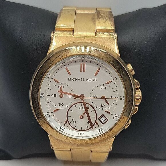 Michael Kors Runway MK5223 Women Stainless Steel Analog Dial Wrist Watch AM237 - Picture 1 of 11